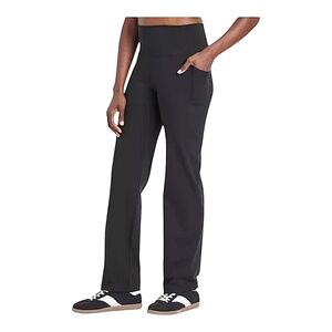 All In Motion Black High Waisted  Straight Leg Athletic Pants Sz M